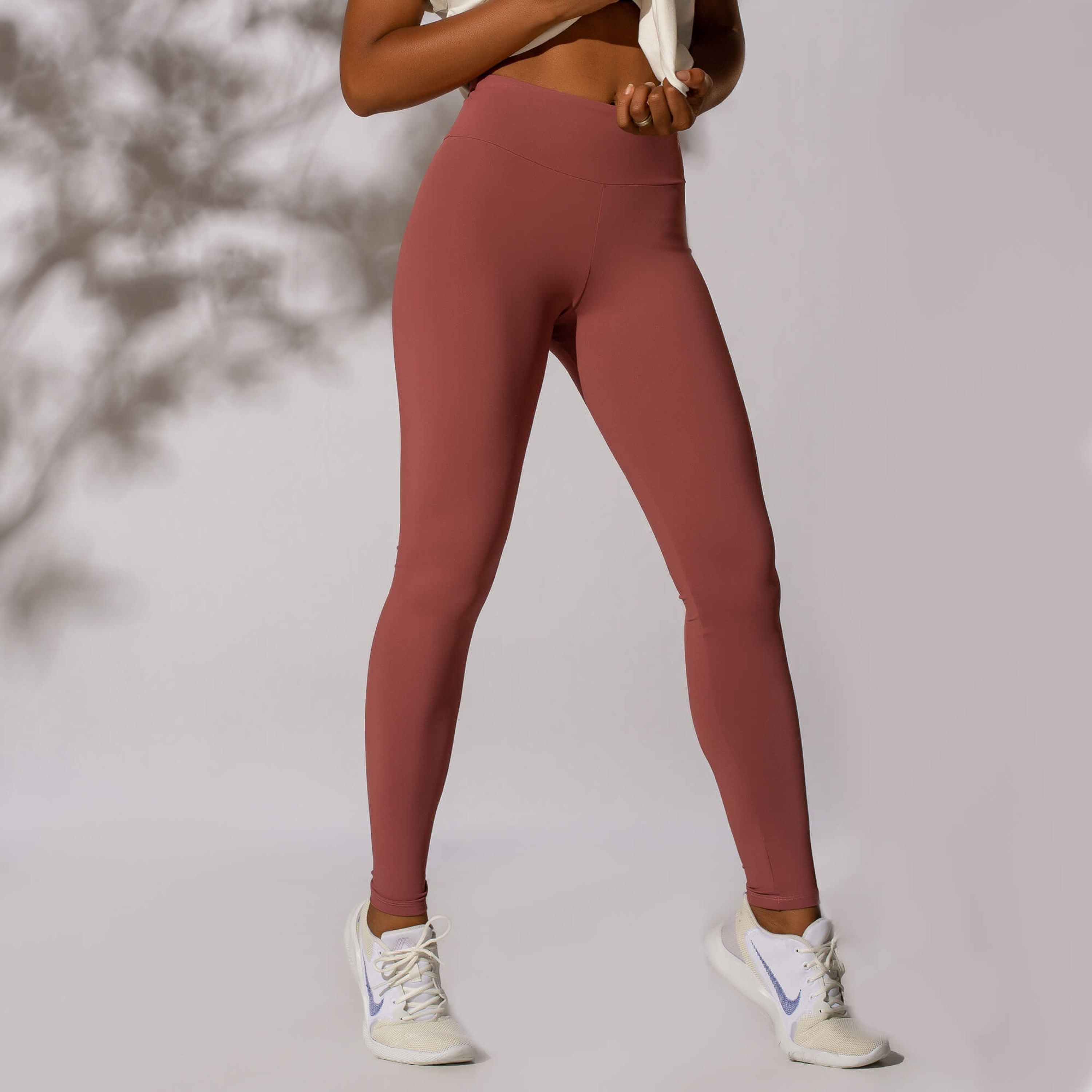 Calça legging rosê fitness - Lett Sports
