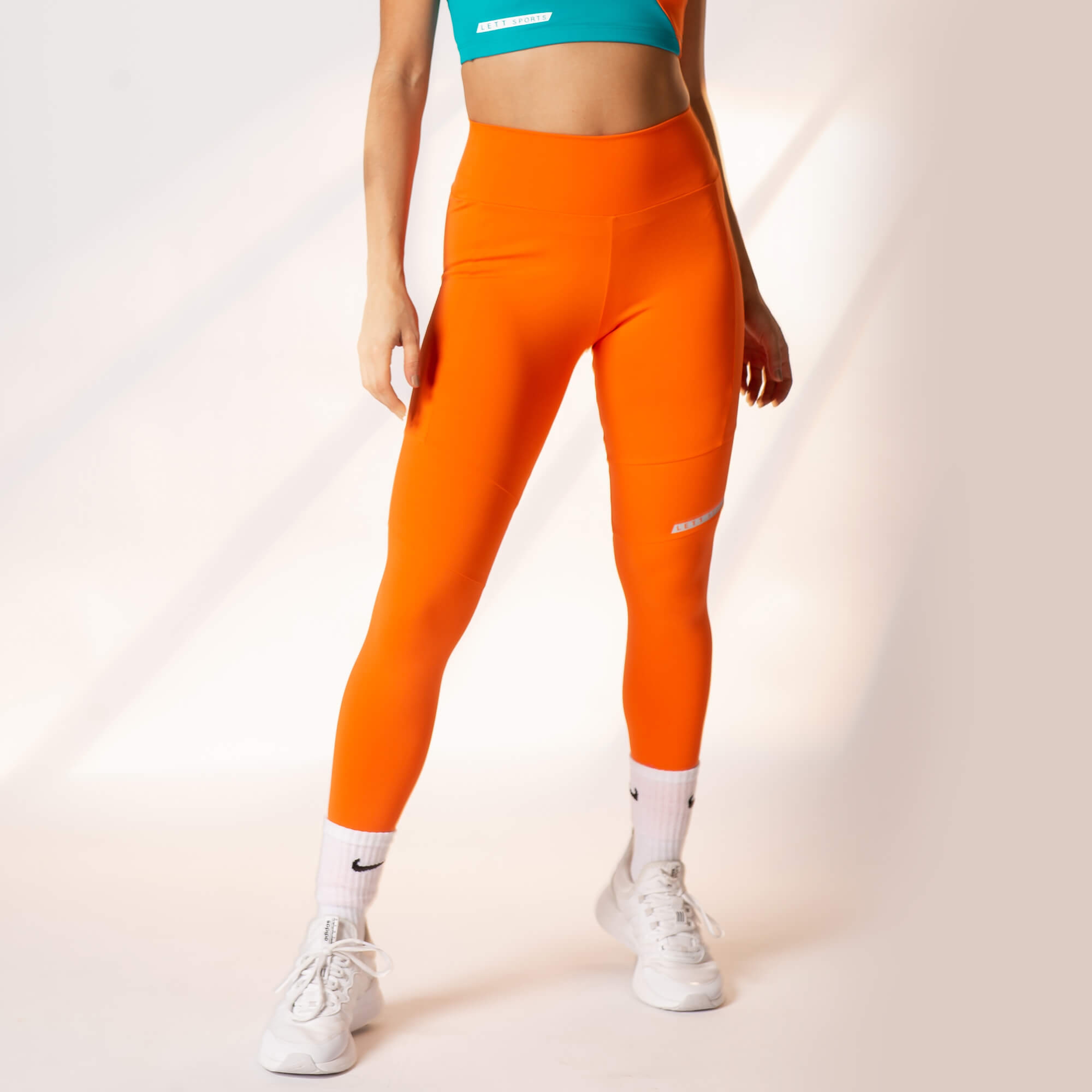 Nike cheap orange leggings